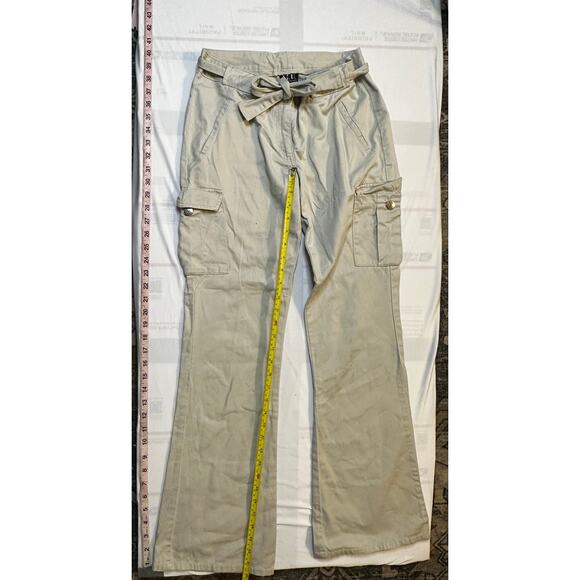 F.U.L. Beige Wide Leg Cargo Pants Size M - Picture 6 of 7